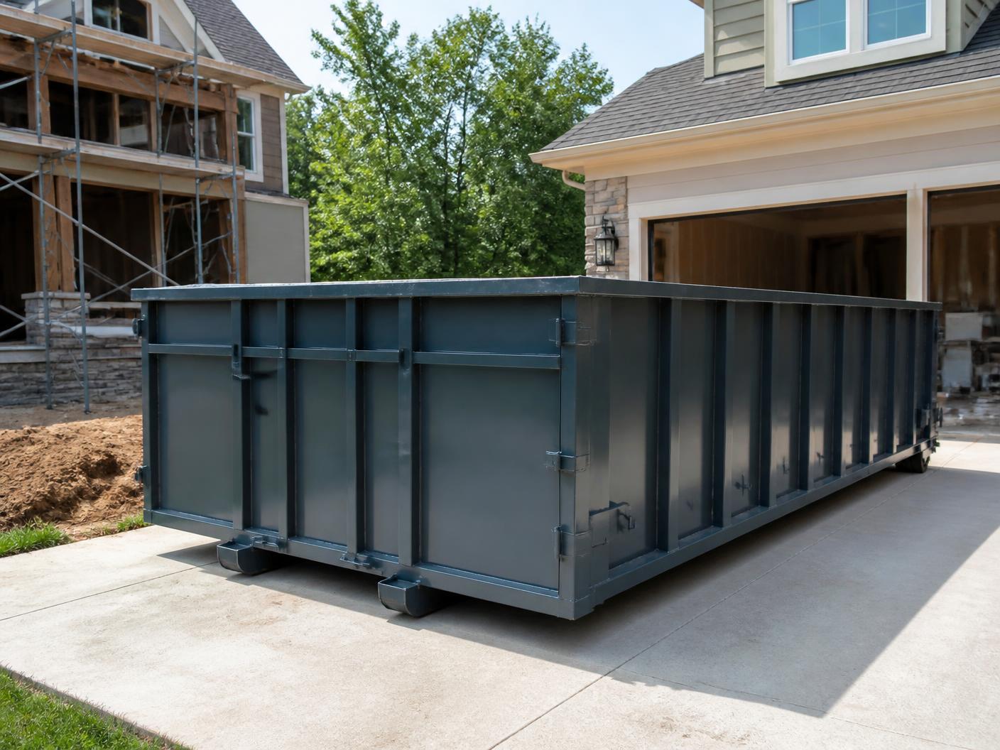 Roll-off dumpster rental